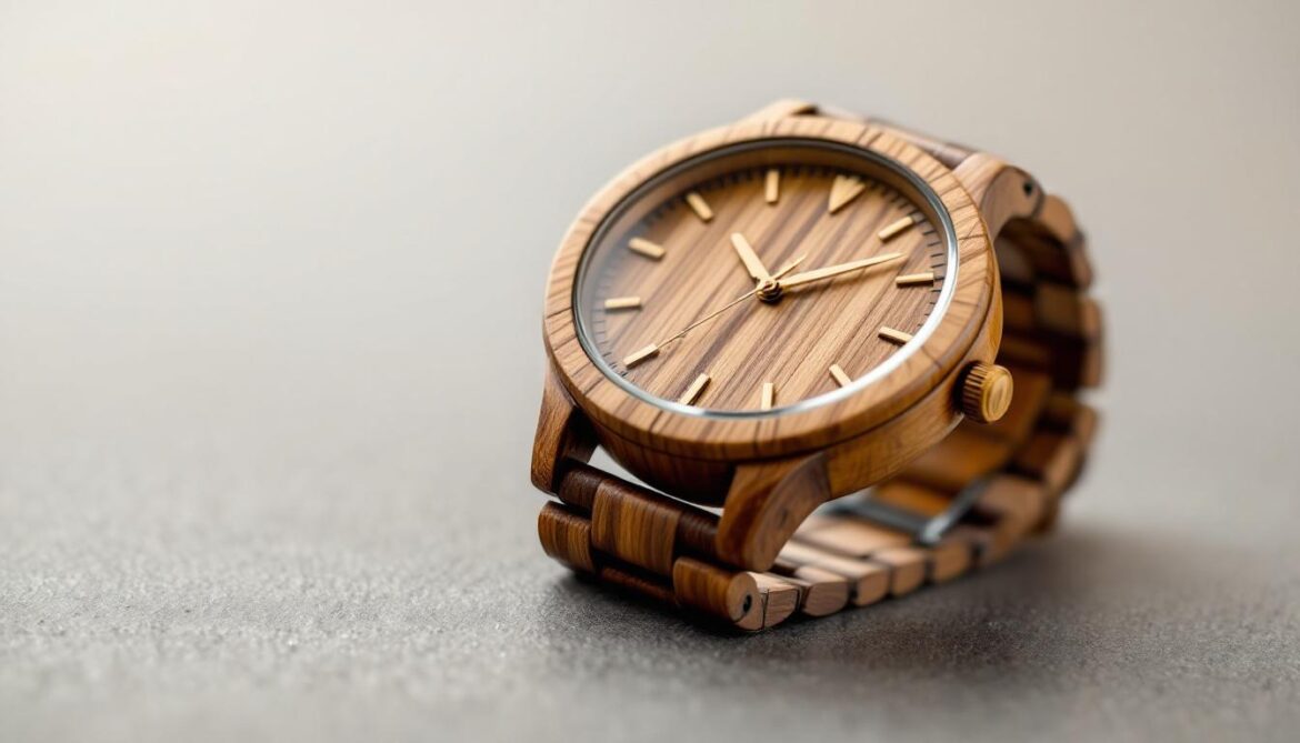 découvrez notre montre en bois pour homme, un accessoire unique et tendance qui allie élégance naturelle et style moderne pour sublimer votre poignet.